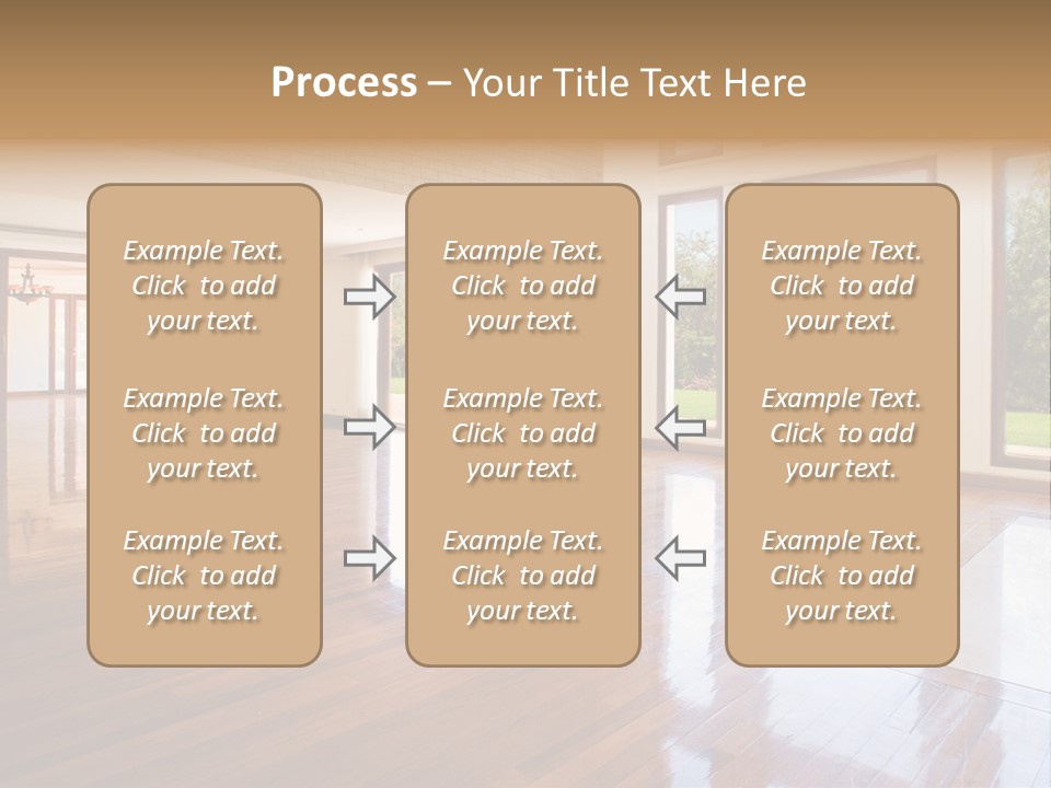 Light Trees Open PowerPoint Template