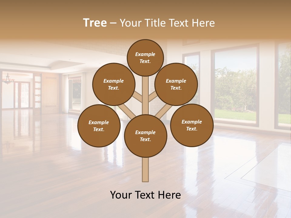 Light Trees Open PowerPoint Template