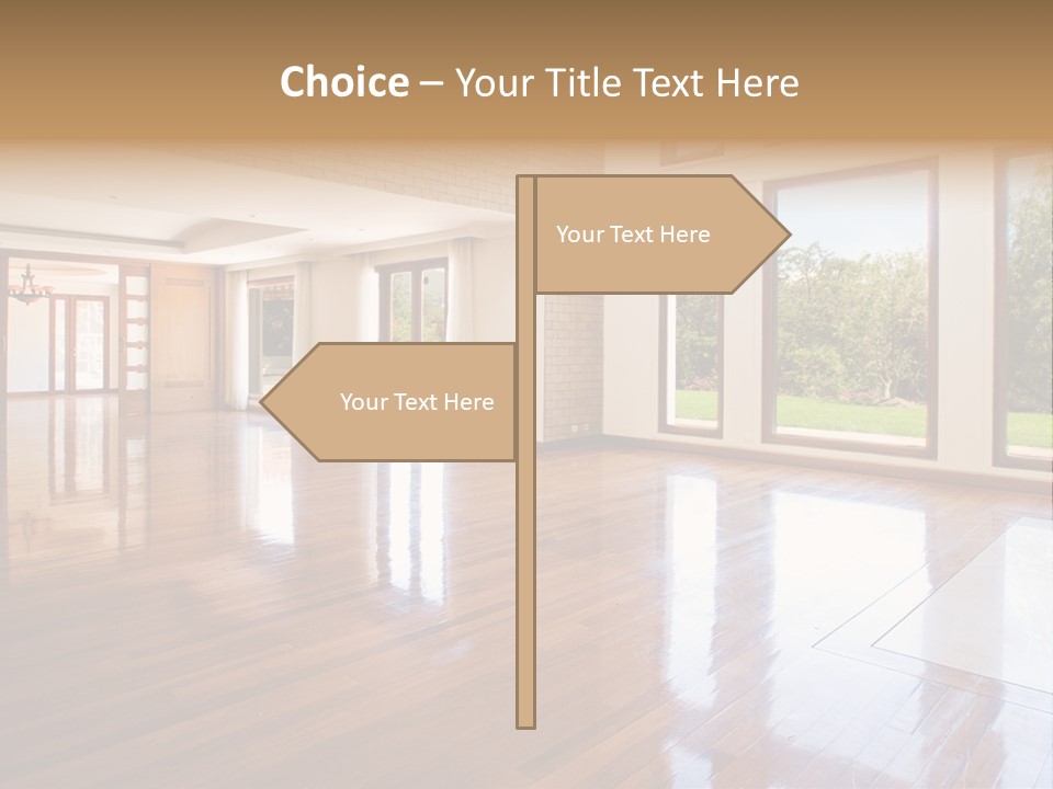 Light Trees Open PowerPoint Template