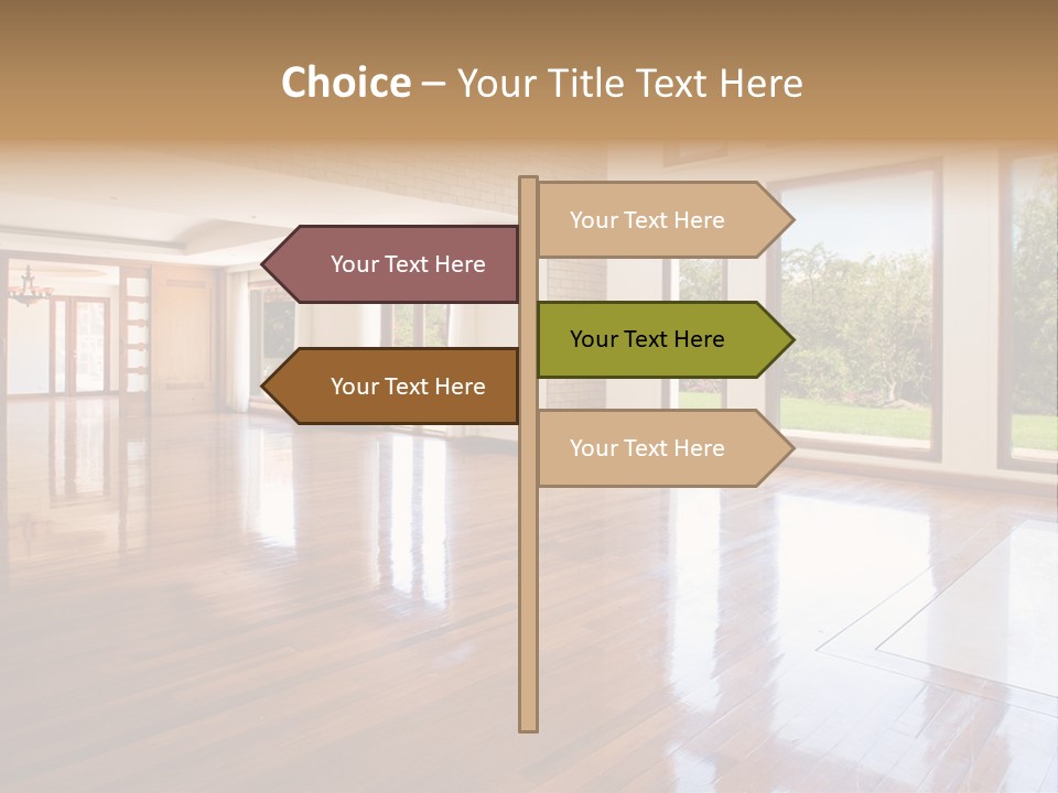 Light Trees Open PowerPoint Template