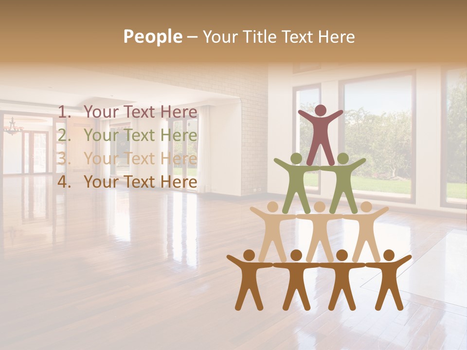 Light Trees Open PowerPoint Template