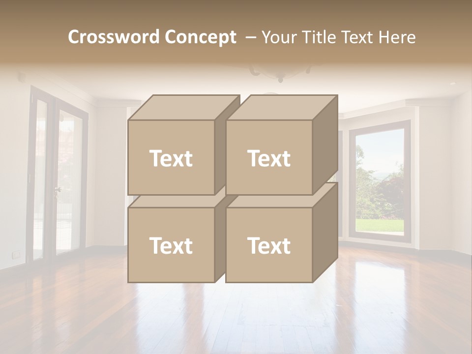 Nobody City Wooden PowerPoint Template