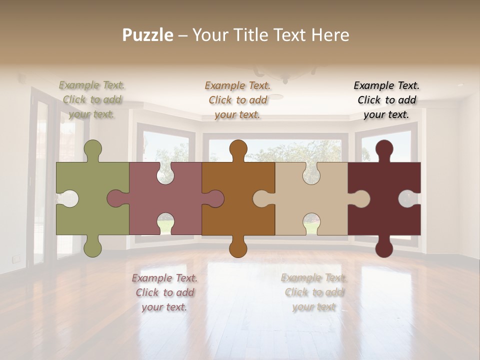 Nobody City Wooden PowerPoint Template