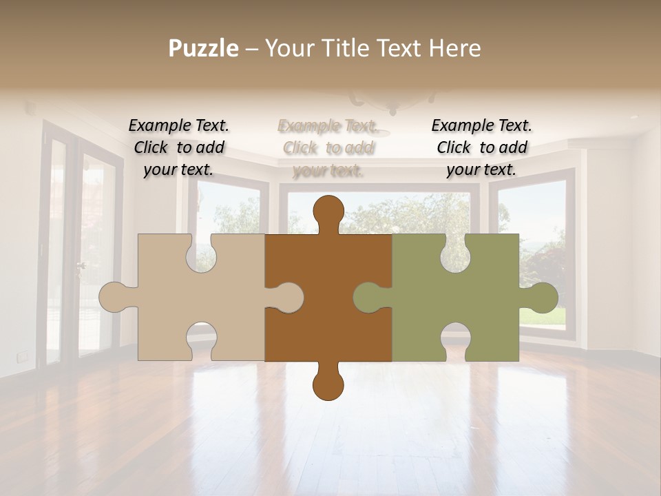 Nobody City Wooden PowerPoint Template