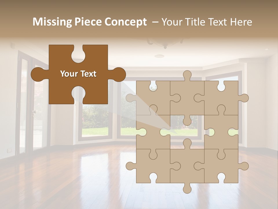 Nobody City Wooden PowerPoint Template