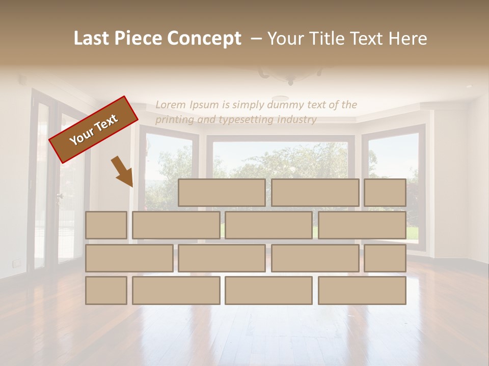 Nobody City Wooden PowerPoint Template