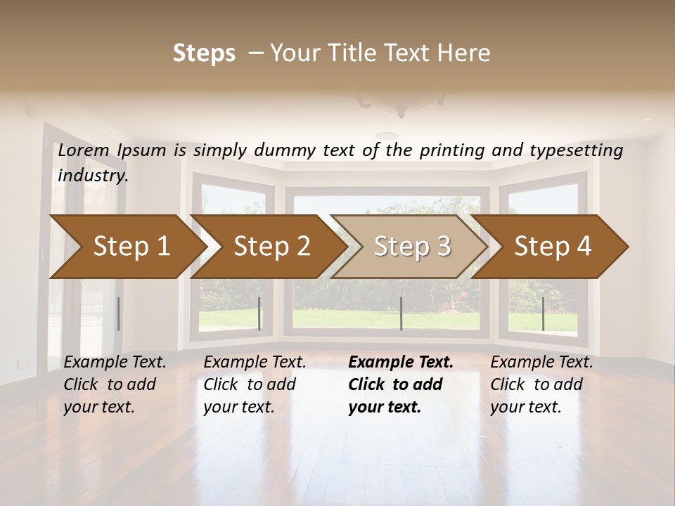 Nobody City Wooden PowerPoint Template