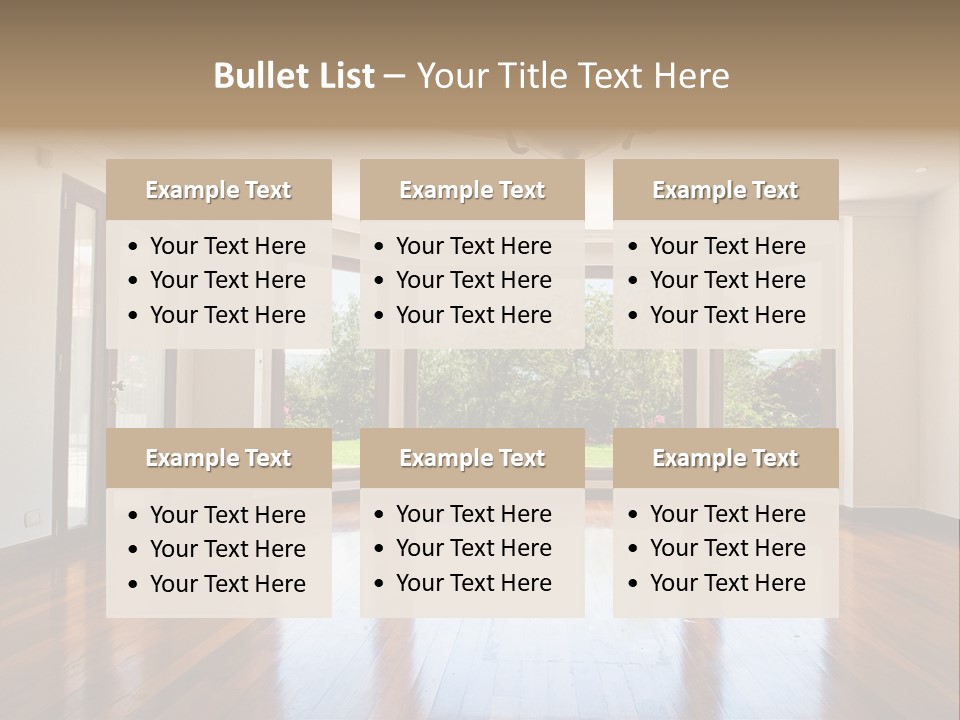 Nobody City Wooden PowerPoint Template