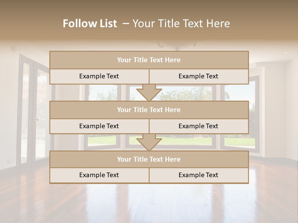 Nobody City Wooden PowerPoint Template