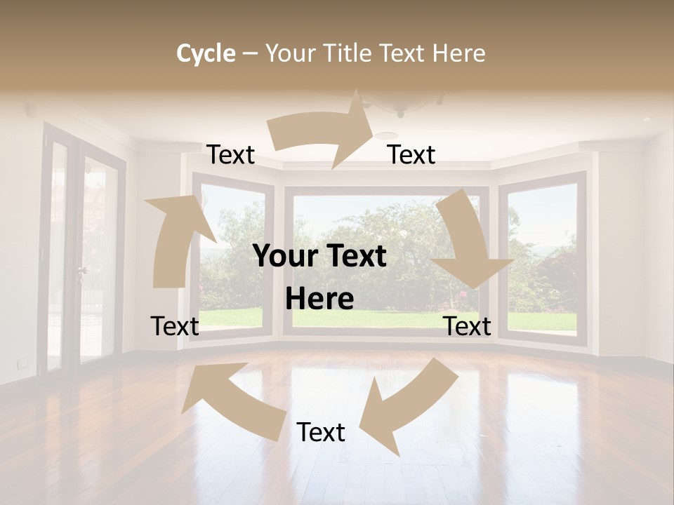 Nobody City Wooden PowerPoint Template