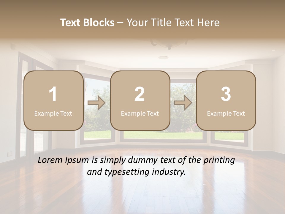 Nobody City Wooden PowerPoint Template