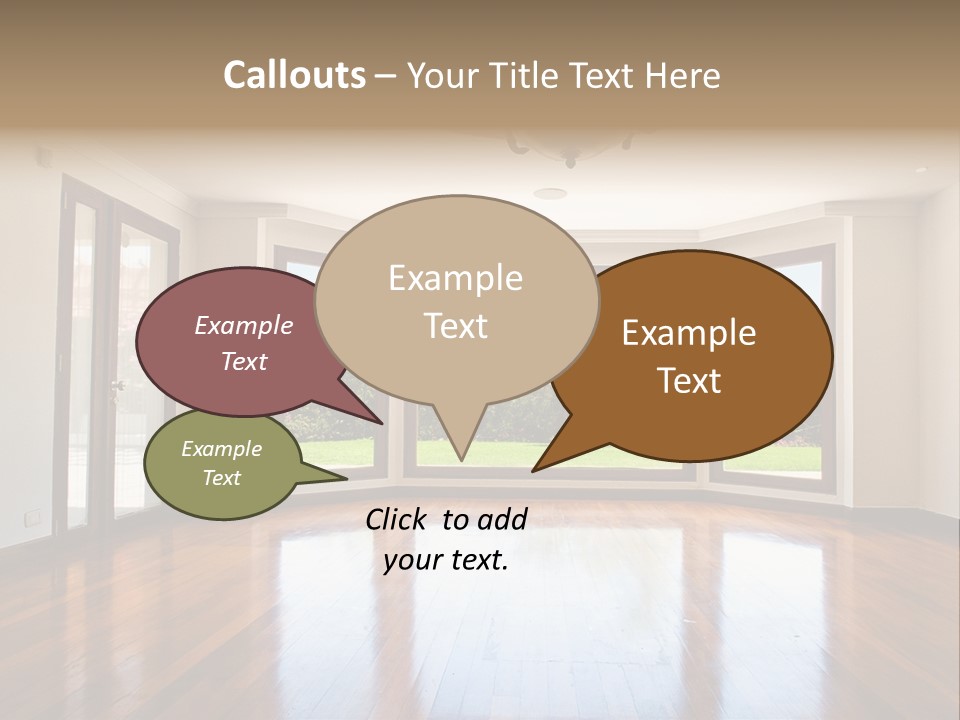 Nobody City Wooden PowerPoint Template