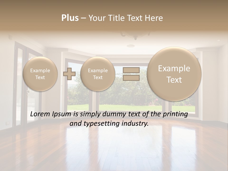 Nobody City Wooden PowerPoint Template