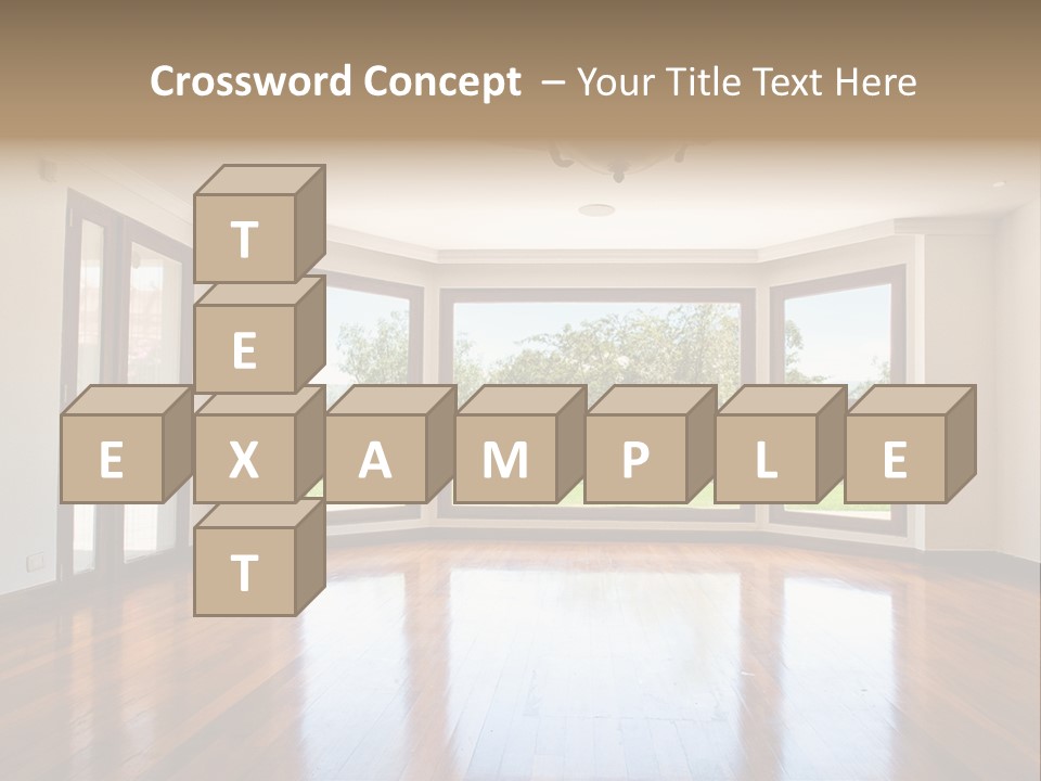 Nobody City Wooden PowerPoint Template