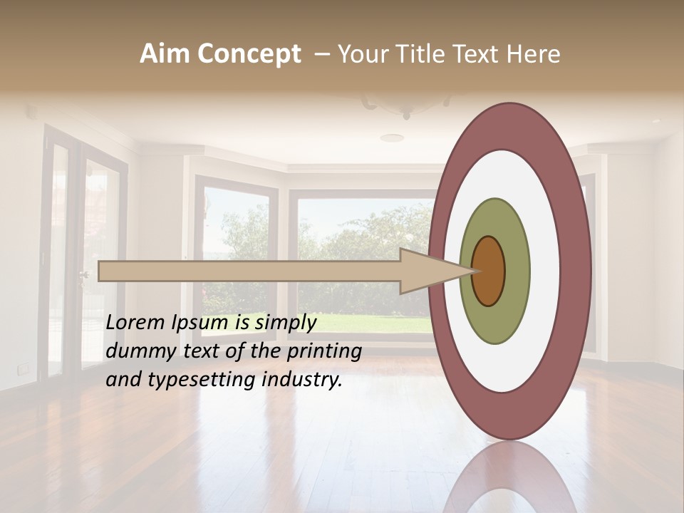 Nobody City Wooden PowerPoint Template