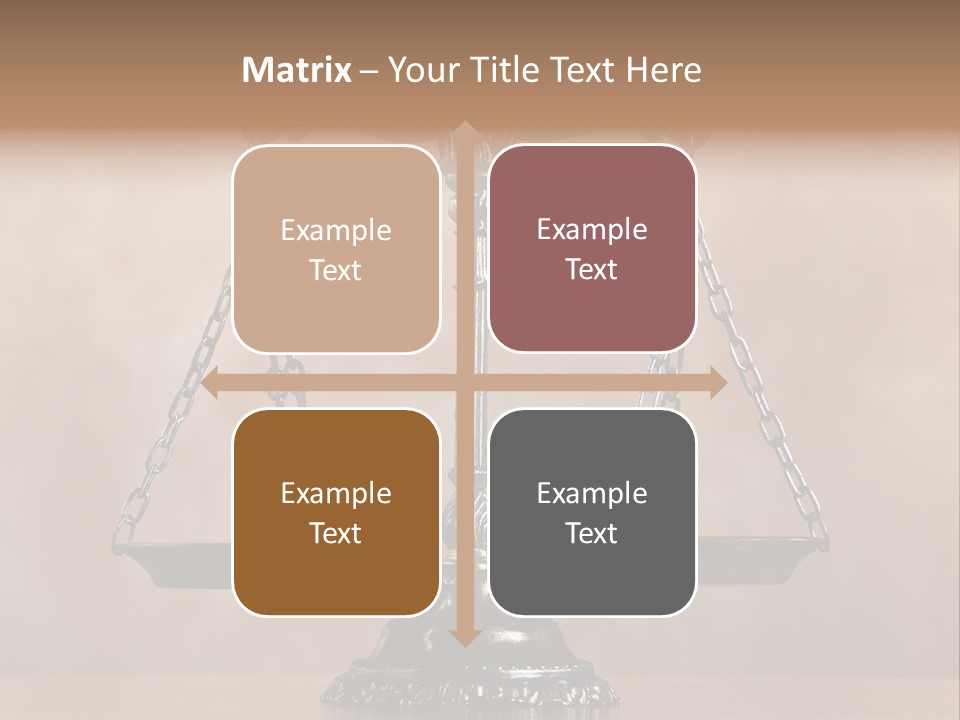 Jury Judgment Weigh PowerPoint Template