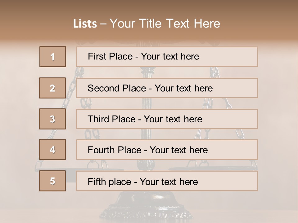 Jury Judgment Weigh PowerPoint Template