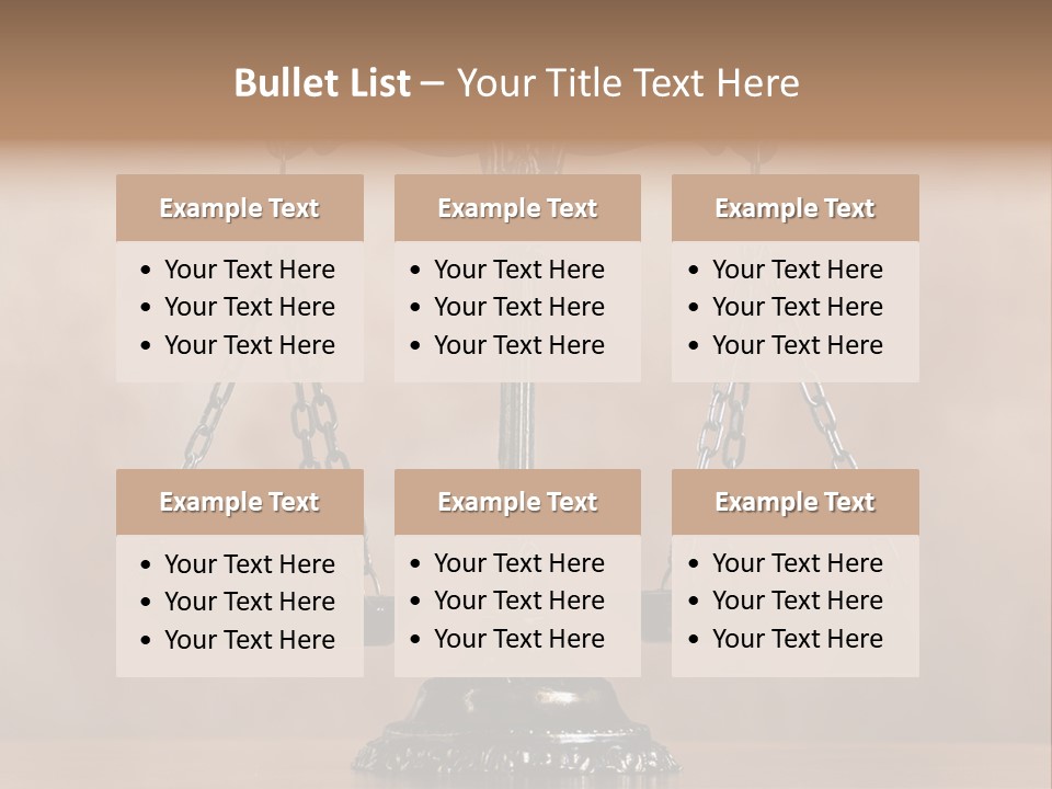 Jury Judgment Weigh PowerPoint Template