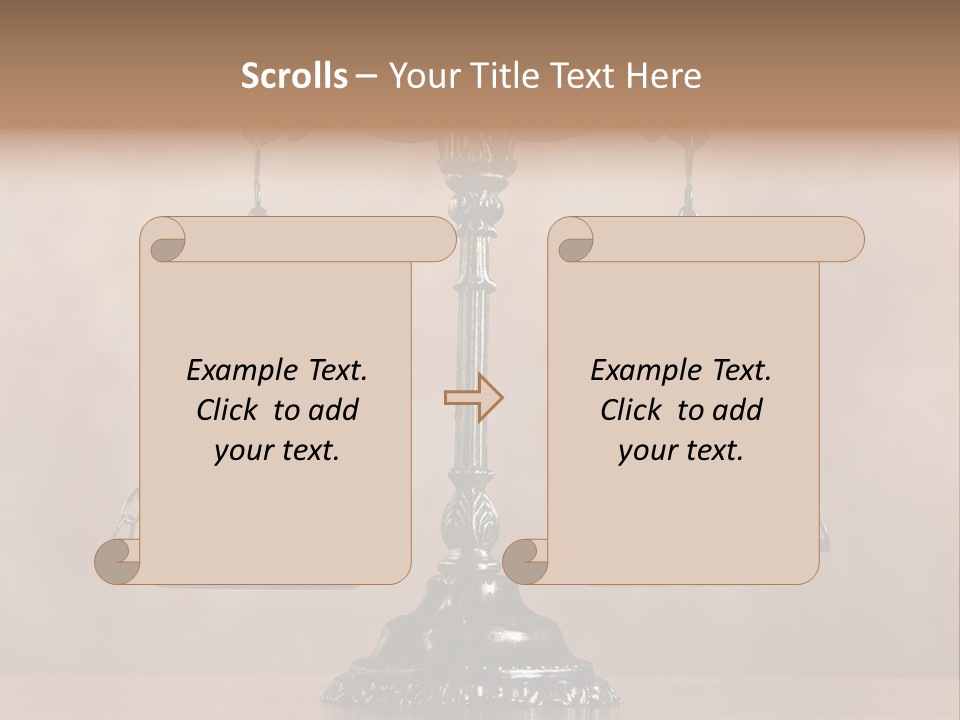 Jury Judgment Weigh PowerPoint Template
