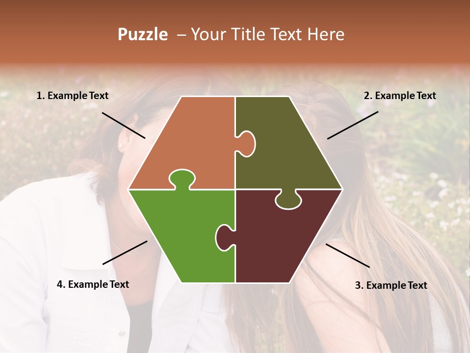 Women Parent Toothy Smile PowerPoint Template