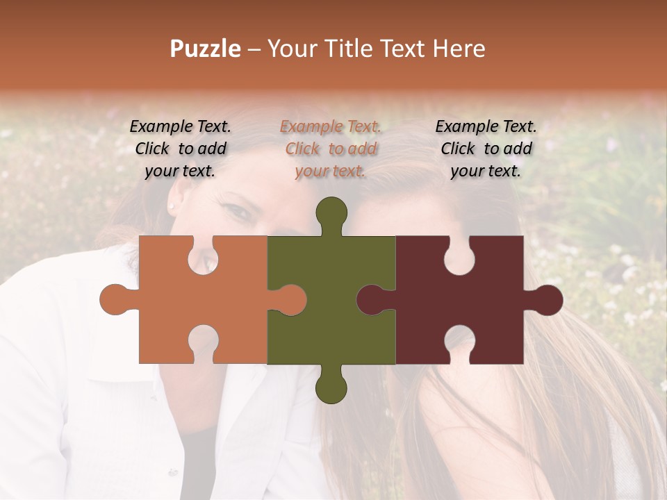 Women Parent Toothy Smile PowerPoint Template