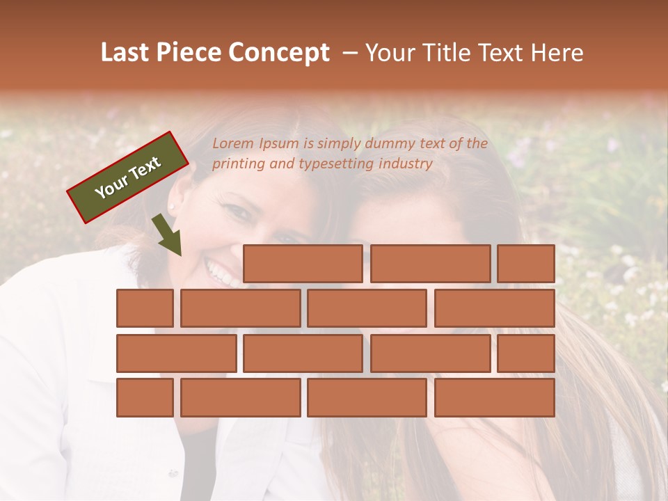 Women Parent Toothy Smile PowerPoint Template