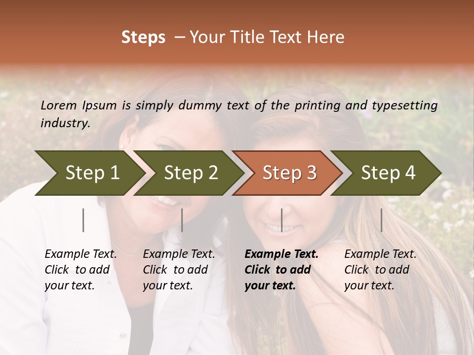 Women Parent Toothy Smile PowerPoint Template