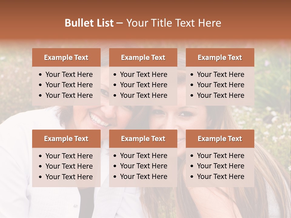 Women Parent Toothy Smile PowerPoint Template