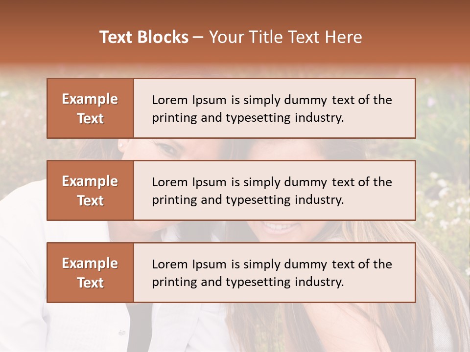 Women Parent Toothy Smile PowerPoint Template