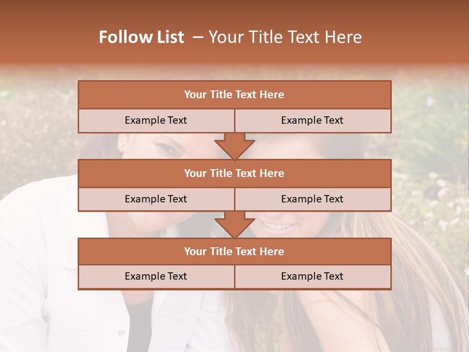 Women Parent Toothy Smile PowerPoint Template