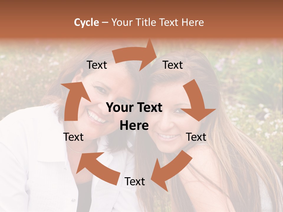 Women Parent Toothy Smile PowerPoint Template