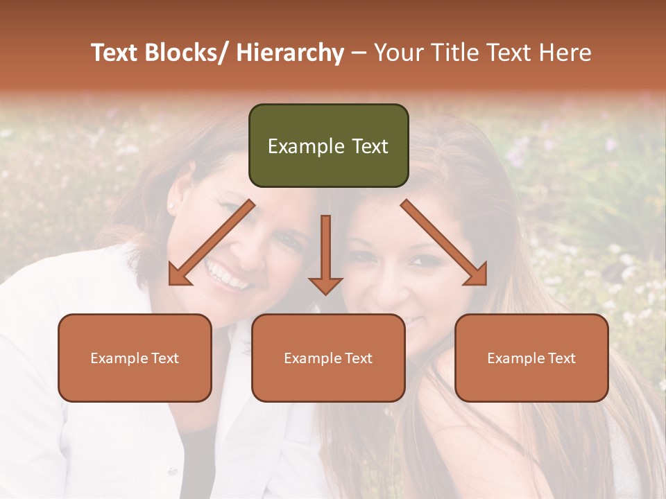 Women Parent Toothy Smile PowerPoint Template