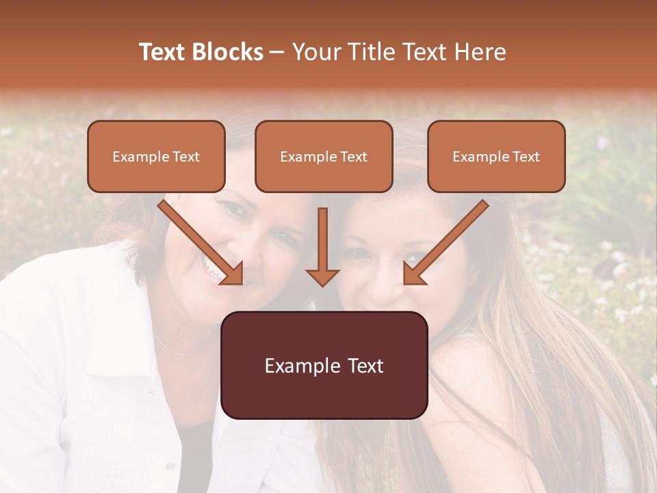 Women Parent Toothy Smile PowerPoint Template