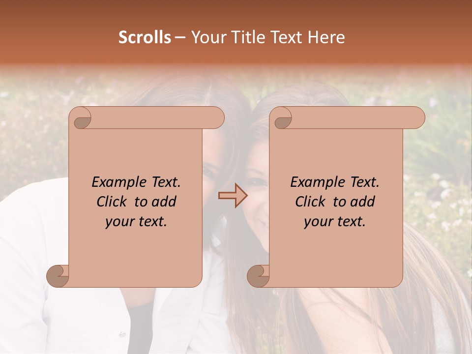 Women Parent Toothy Smile PowerPoint Template