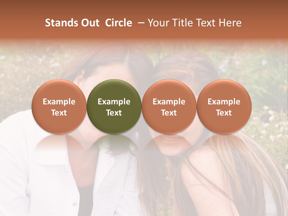 Women Parent Toothy Smile PowerPoint Template