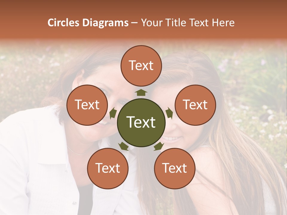 Women Parent Toothy Smile PowerPoint Template