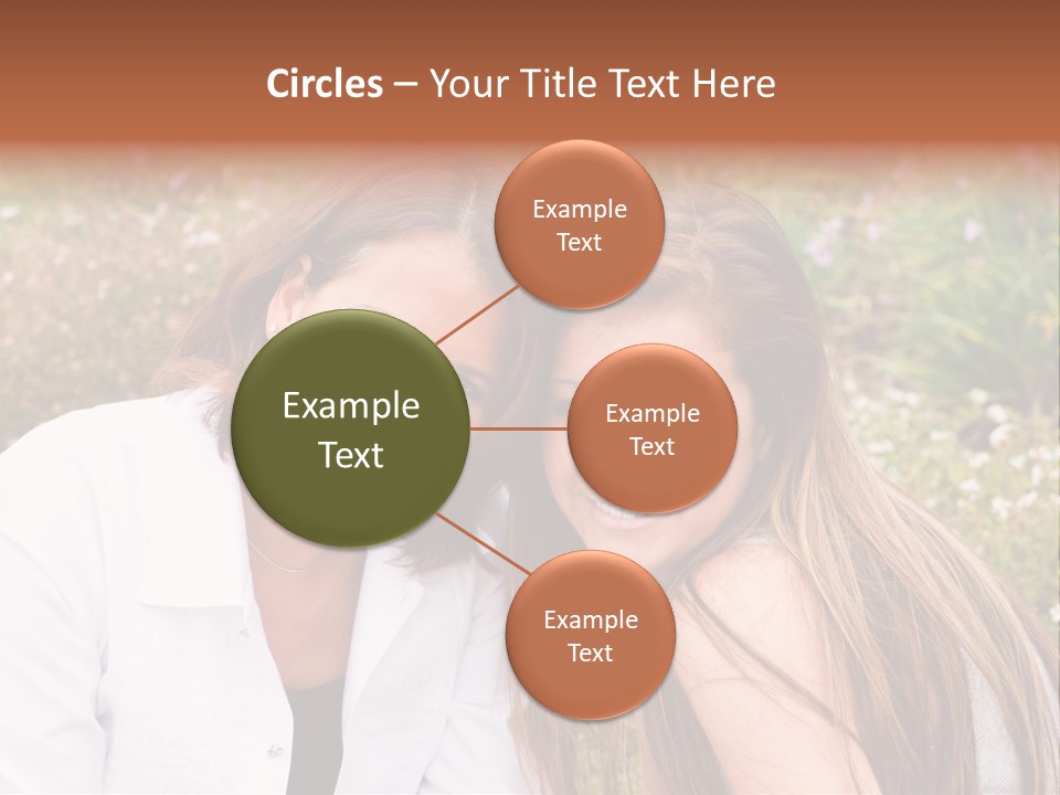 Women Parent Toothy Smile PowerPoint Template