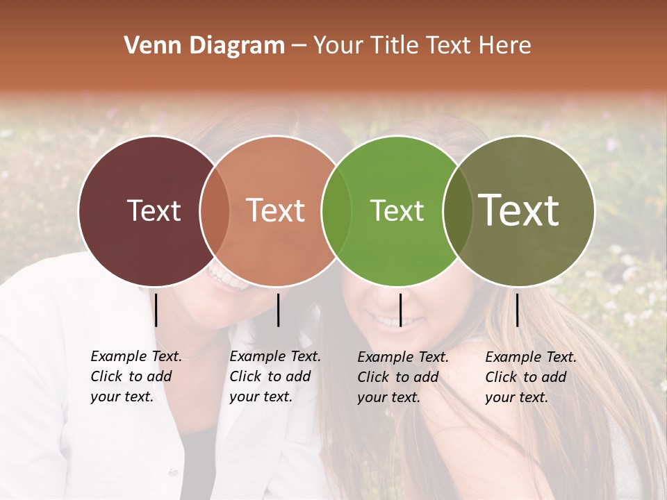 Women Parent Toothy Smile PowerPoint Template