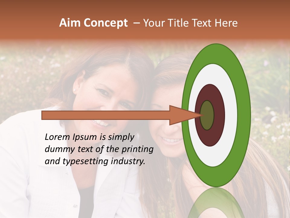 Women Parent Toothy Smile PowerPoint Template