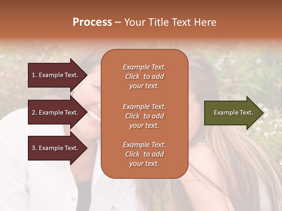 Women Parent Toothy Smile PowerPoint Template