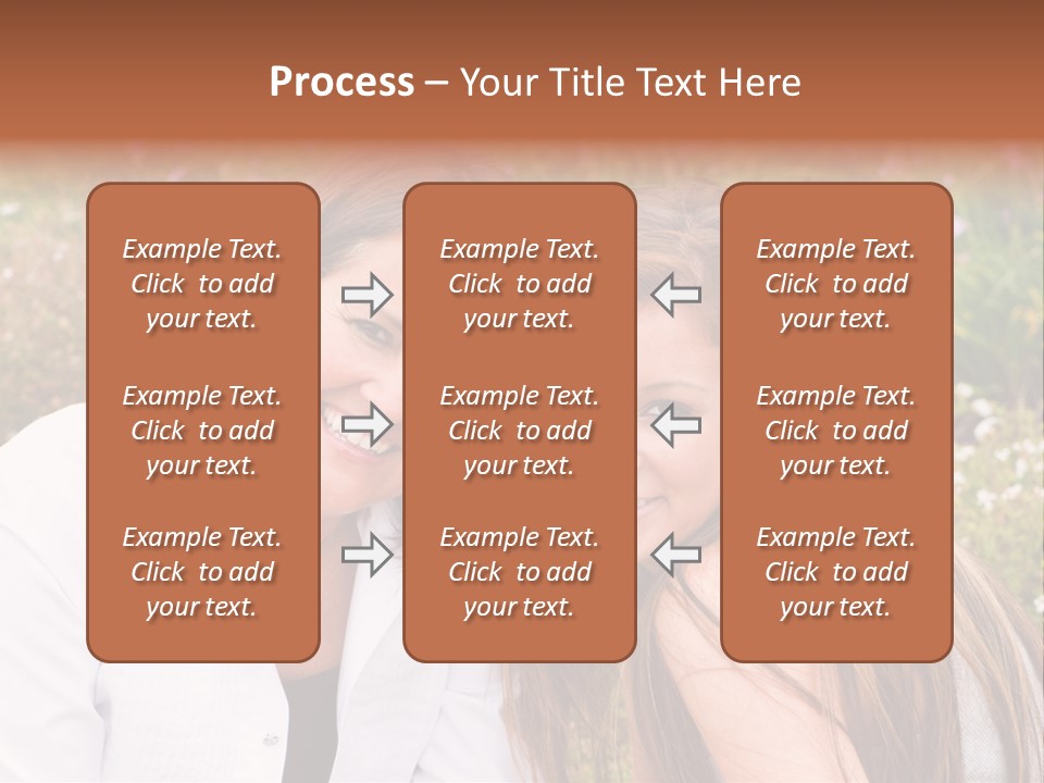 Women Parent Toothy Smile PowerPoint Template