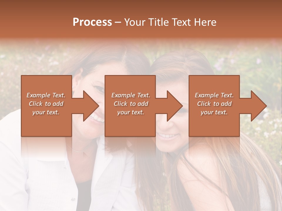 Women Parent Toothy Smile PowerPoint Template