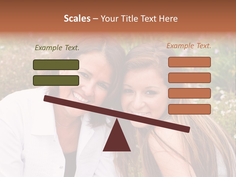 Women Parent Toothy Smile PowerPoint Template