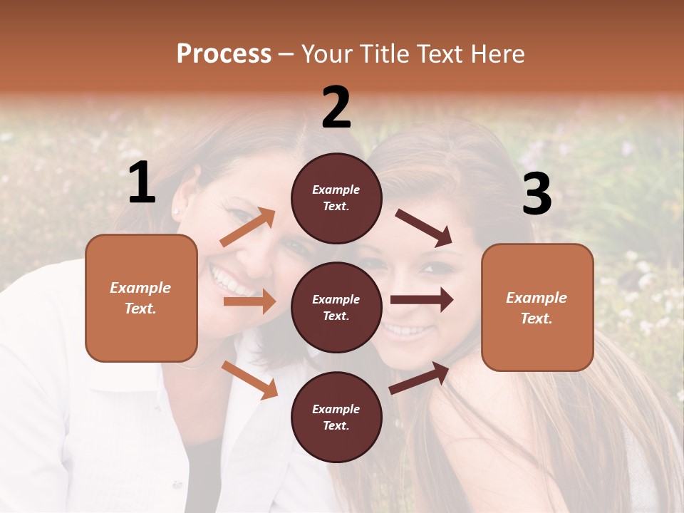 Women Parent Toothy Smile PowerPoint Template