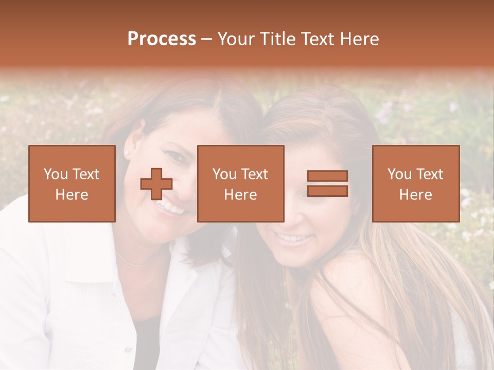 Women Parent Toothy Smile PowerPoint Template