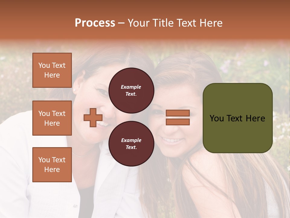 Women Parent Toothy Smile PowerPoint Template