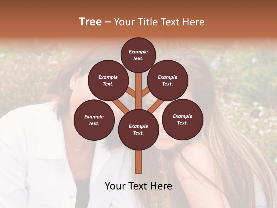 Women Parent Toothy Smile PowerPoint Template