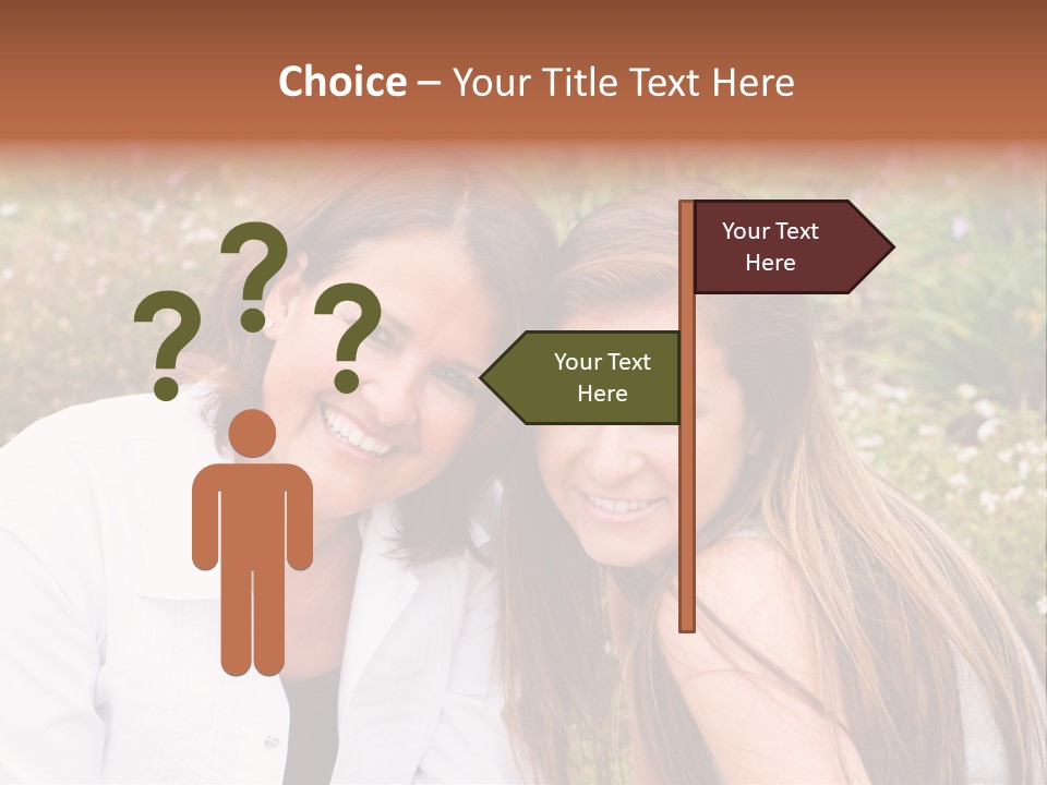 Women Parent Toothy Smile PowerPoint Template
