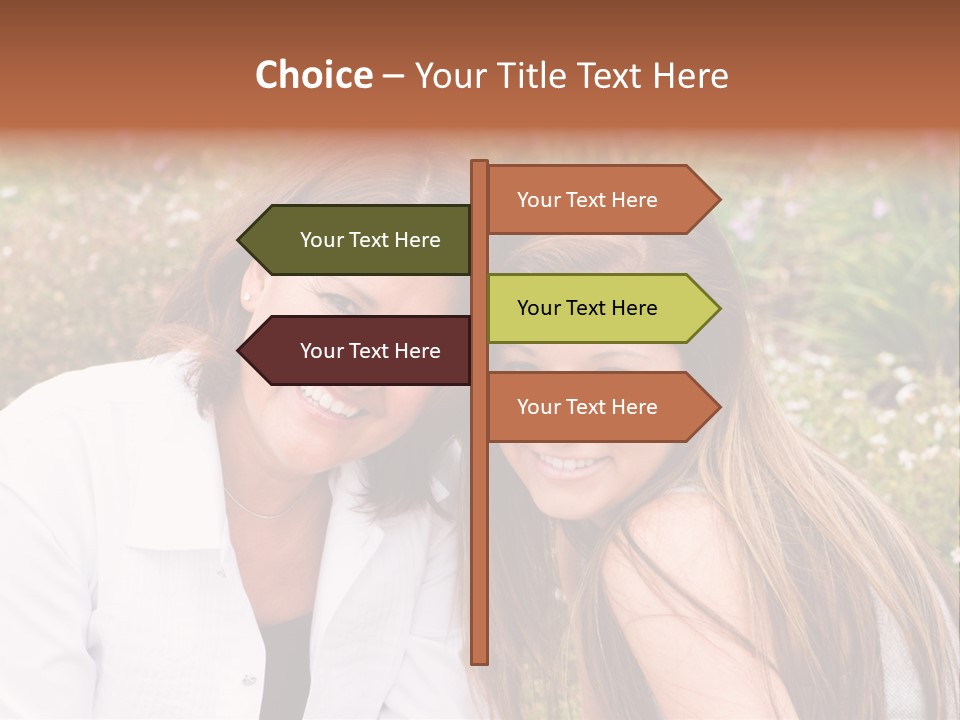 Women Parent Toothy Smile PowerPoint Template