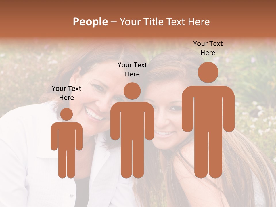 Women Parent Toothy Smile PowerPoint Template